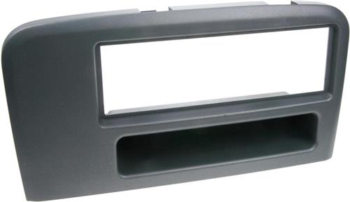 1-DIN Paneel geschikt voor met aflegbakje. Volvo S80 1996-2006 Kleur: Zwart