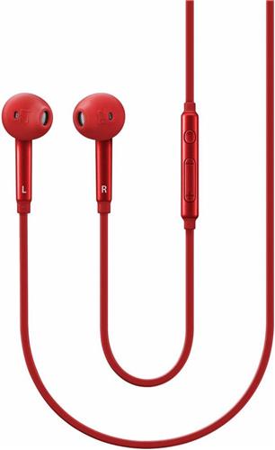 Samsung EO-EG920B stereo headset - 3.5mm in-ear - rood