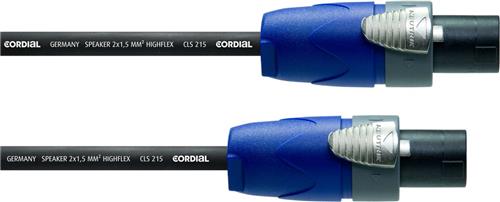 Cordial LS kabel Speakon 1m PEAK CPL 1 LL 2-215 - Speakerkabel