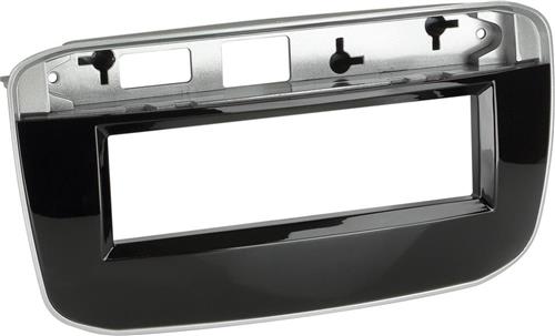 1 Din Radiomontageframe Fiat Punto Evo, Abarth (2011-2019) - Zwart