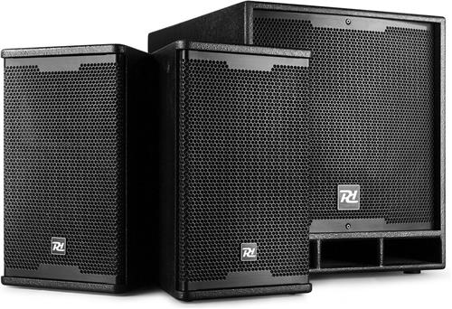 Speakerset - Power Dynamics Combo 1500 actieve speakerset Bluetooth - 2.1 speakerset met actieve subwoofer en tops - 1500W