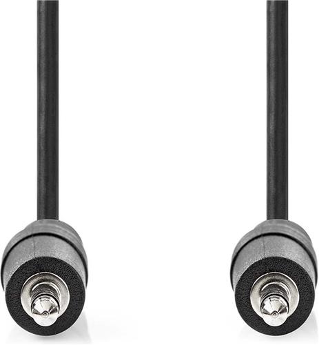 Nedis Stereo-Audiokabel - 3,5 mm Male - 3,5 mm Male - Vernikkeld - 1.50 m - Rond - Zwart - Label