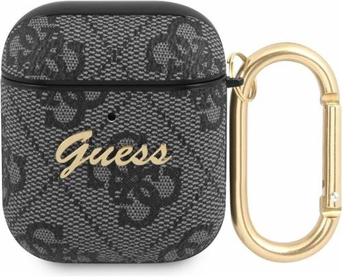 Guess Leather Case For Airpods 1st & 2nd Generation Grey