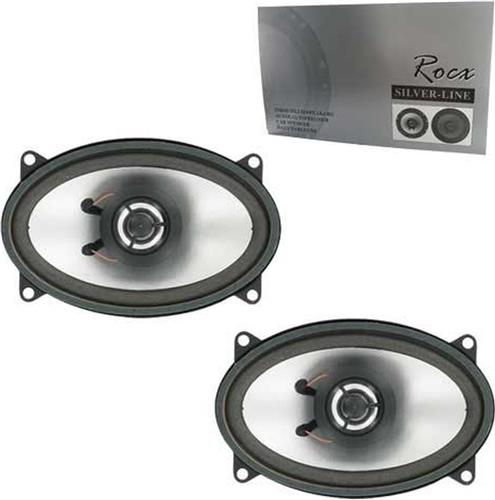 Rocx 2 weg luidspreker set | Afmeting 9 x 15 cm | Vermogen 80 Watt | inclusief bevestigingsmateriaal | Autospeaker