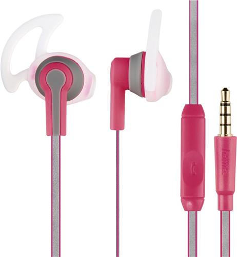 Hama Stereo-oortelefoon "Reflective", pink