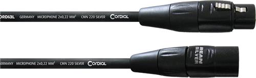 Cordial CIM 2,5 FM XLR Verbindingskabel [1x XLR-bus - 1x XLR-stekker] 2.50 m Zwart