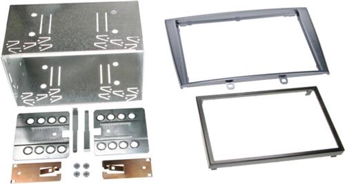 2-DIN Paneel geschikt voor Peugeot 308/ 308 CC 2007-2009 Kleur: Zwart