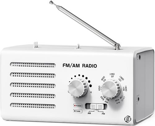 Equivera Transistor Radio - Transistor Radio op Batterijen - Draagbare Radio - Kleine Radio - Draagbare Radio op Batterijen - Transistorradio - Noodradio - Radio voor Rampen - Radio op Batterijen