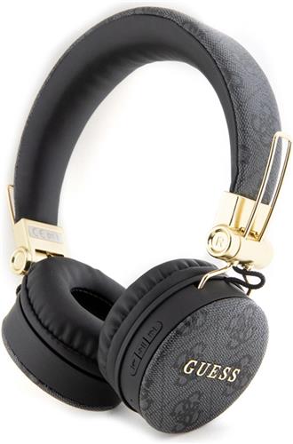 Guess 4G Metal Logo Bluetooth Stereo On-Ear Koptelefoon - Zwart