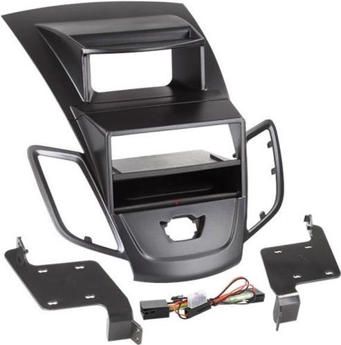 2-DIN Paneel geschikt voor Inbay® Ford Fiesta (display) 2008-2013 Kleur:Zwart