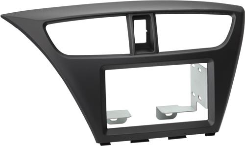 2-DIN Paneel geschikt voor Honda Civic | 2012-2019 | Kleur: Zwart