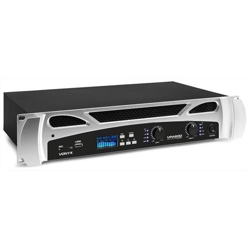 Vonyx VPA600 versterker 2x 300W met Bluetooth en mp3 speler