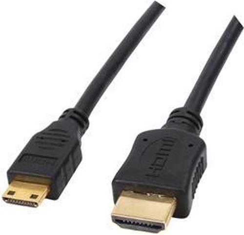 HDMI naar HDMI-mini Kabel 1,5M Zwart