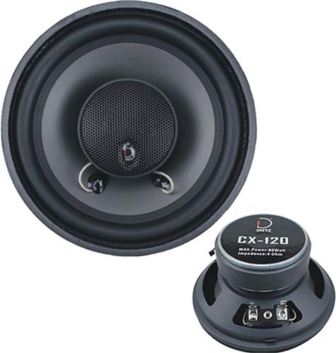 Dietz 2-Way Coax-Speaker-Set 120mm, 5 inch, 80W