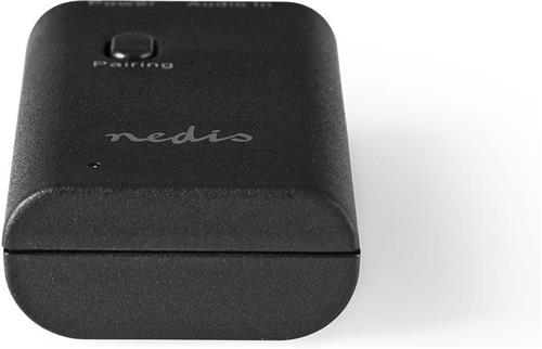 Nedis Bluetooth-Zender - Input: 1x 3,5 mm - AptX Low latency / AptX / SBC - Maximaal 2 Apparaten - Zwart