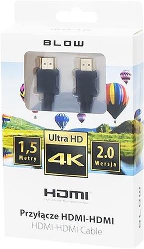 HDMI naar HDMI Kabel 4K V2.0 - 1.5M Zwart