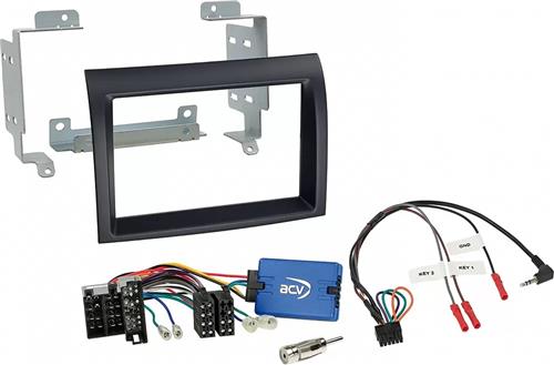 2-DIN Kit (Stuurwiel Interface) Fiat Ducato / Citroën Jumper / Peugeot Boxer 2006-