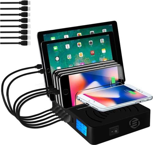 Equivera Oplaadstation Smartphone En Tablet - Oplaadstation - Oplaadstation Telefoon En Tablet - Oplaadstations