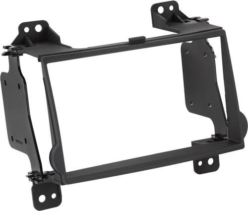 2-DIN Paneel geschikt voor Hyundai H1 2008-2015 Kleur: Rubbertouch Zwart