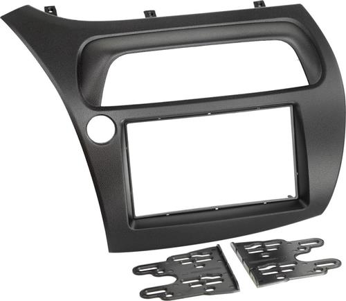 2-DIN Paneel geschikt voor Honda Civic 2006-2012 - Kleur: zwart