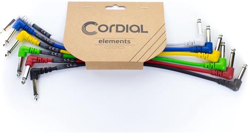 Cordial EI Pack 3 Patch Cables Mono 600mm - Mono patch kabel