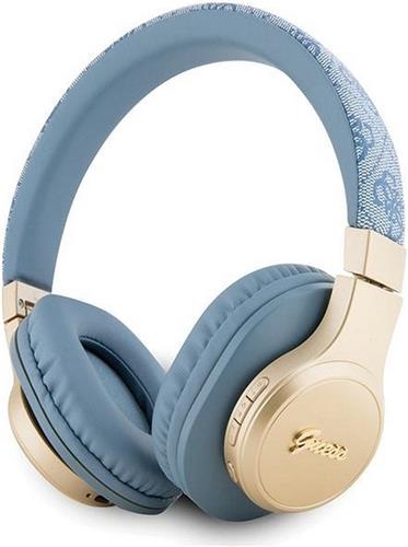 Guess 4G Script Logo - Bluetooth Stereo Over-Ear Koptelefoon - Blauw