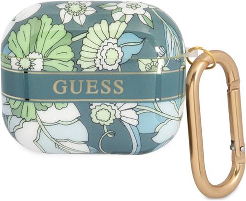 GUESS, Airpods hoesje voor Airpods 3 Bloemen met Ring, Veelkleurig