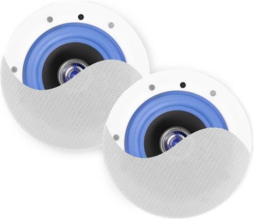 Inbouw speaker (set van 2) - Power Dynamics ESCS5 plafond speaker low profile - 40W - 5.25 inch