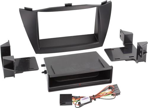 2-DIN Paneel geschikt voor Inbay® Hyundai iX35 2010-2013 Kleur: Zwart