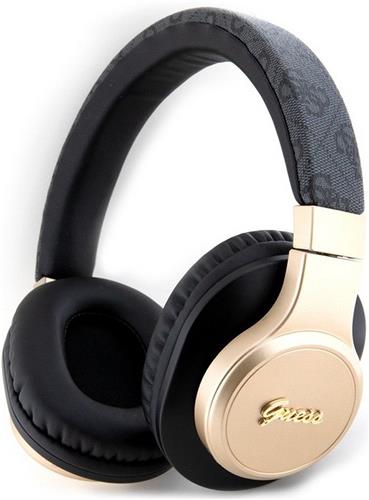 Guess 4G Script Logo Bluetooth Stereo Over-Ear Koptelefoon - Zwart