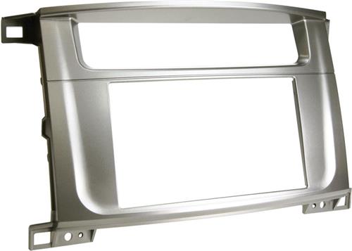 2-DIN Paneel geschikt voor Toyota Land Cruiser - Lexus LX-Serie 2003-2007 Kleur: Antraciet Zilver