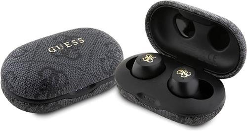 Guess True Wireless 4G Metal Bluetooth In-Ear Oordopjes - Zwart