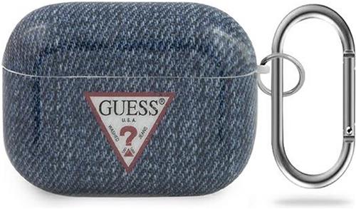 Guess - GUACAPTPUJULDB - AirPods Pro cover marineblauw/donkerblauw Jeanscollectie