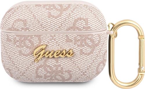 Guess Airpods Pro Case - Roze - TPU - 4G Pattern