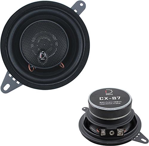 Dietz 2-Way Coax-Speaker-Set 87mm, 3,5 inch, 50W