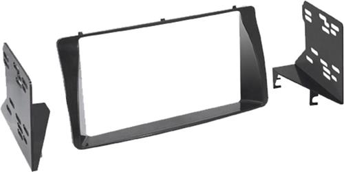 2-DIN Paneel geschikt voor Toyota Corolla - Corolla Verso 2001-2007 - Kleur: Zwart