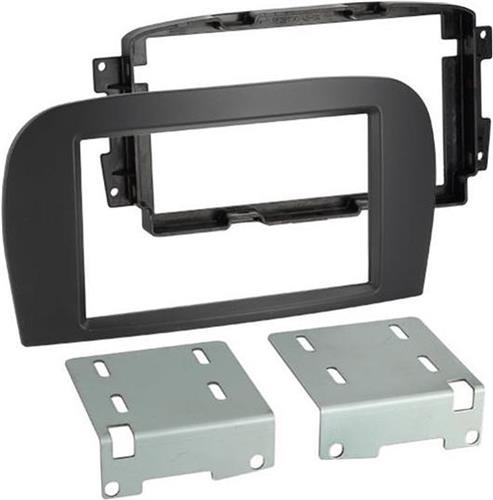 2-DIN Paneel geschikt voor Mercedes Benz SL-Klasse R230 2001-2005 - Kleur: Zwart