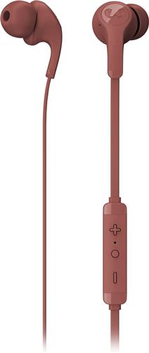 Fresh 'n Rebel - Flow Tip - In-ear headphones met afstandsbediening en microfoon - Safari Red