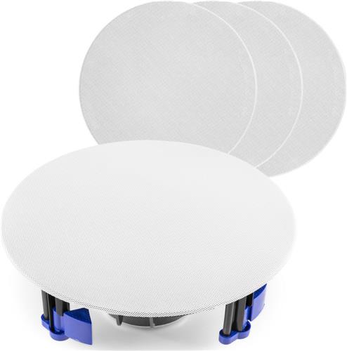 Plafond speaker (4x) geluidsinstallatie - Power Dynamics NCBT604 - 120W - 6.5'' - Wit