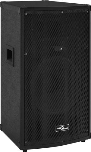 vidaXL Hifi-podiumluidspreker passief 1000 W 32x32x64 cm zwart