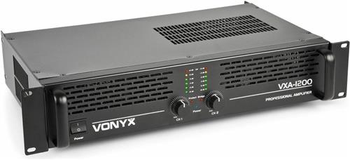 Vonyx VXA-1200 versterker 2x 600W met brugschakeling