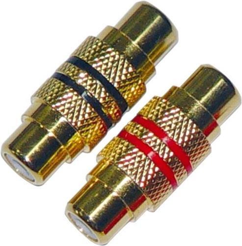 RCA Adapter stereo female > female 1 x red/ 1 x black