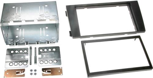 2-DIN Paneel geschikt voor Audi A6 1997-2004 - Kleur: Zwart