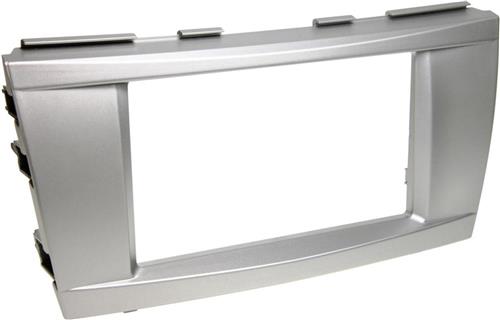 2-DIN Paneel geschikt voor Toyota Camry 2006-2011 Kleur: Zilver