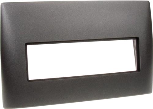 1-DIN Paneel geschikt voor Fiat Stilo (192) 2001-2007 Kleur: Zwart