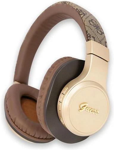 Guess 4G Script Logo - Bluetooth Stereo Over-Ear Koptelefoon - Bruin