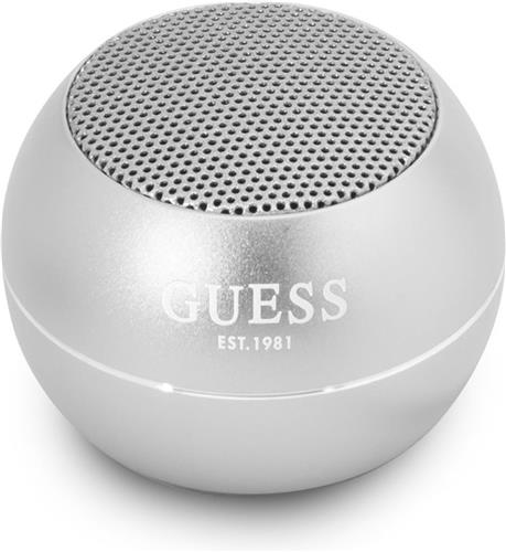 Guess Mini Bluetooth Speaker - 3W vermogen & 4 uur speeltijd - Grijs