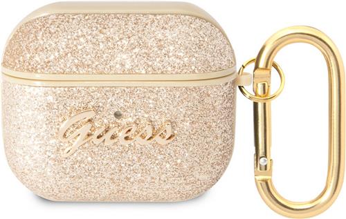 Guess Gitter Flakes Case - Apple Airpods 3 - Goud