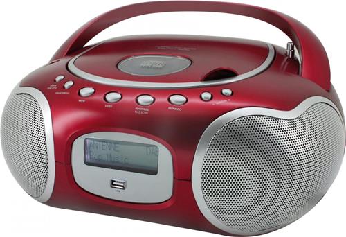 Soundmaster SCD4200RO CD Boombox met DAB+, MP-3 en radio