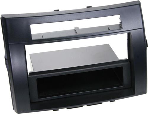 2-DIN Paneel geschikt voor Toyota Corolla Verso 2004-2009 - Kleur: zwart